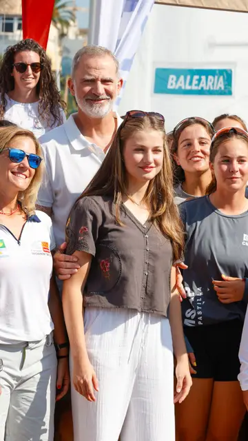 El rey Felipe y la princesa Leonor en Mallorca El rey Felipe y la princesa Leonor en Mallorca