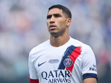Achraf Hakimi en la final del Mundial de Clubes ante el Chelsea