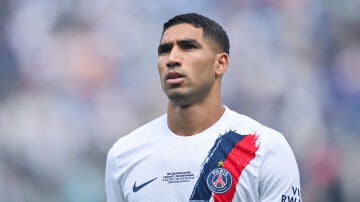 Achraf Hakimi en la final del Mundial de Clubes ante el Chelsea