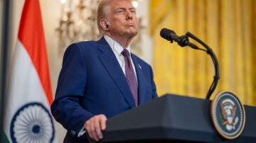 Donald Trump en una imagen de archivo en una comparecencia en la Casa Blanca