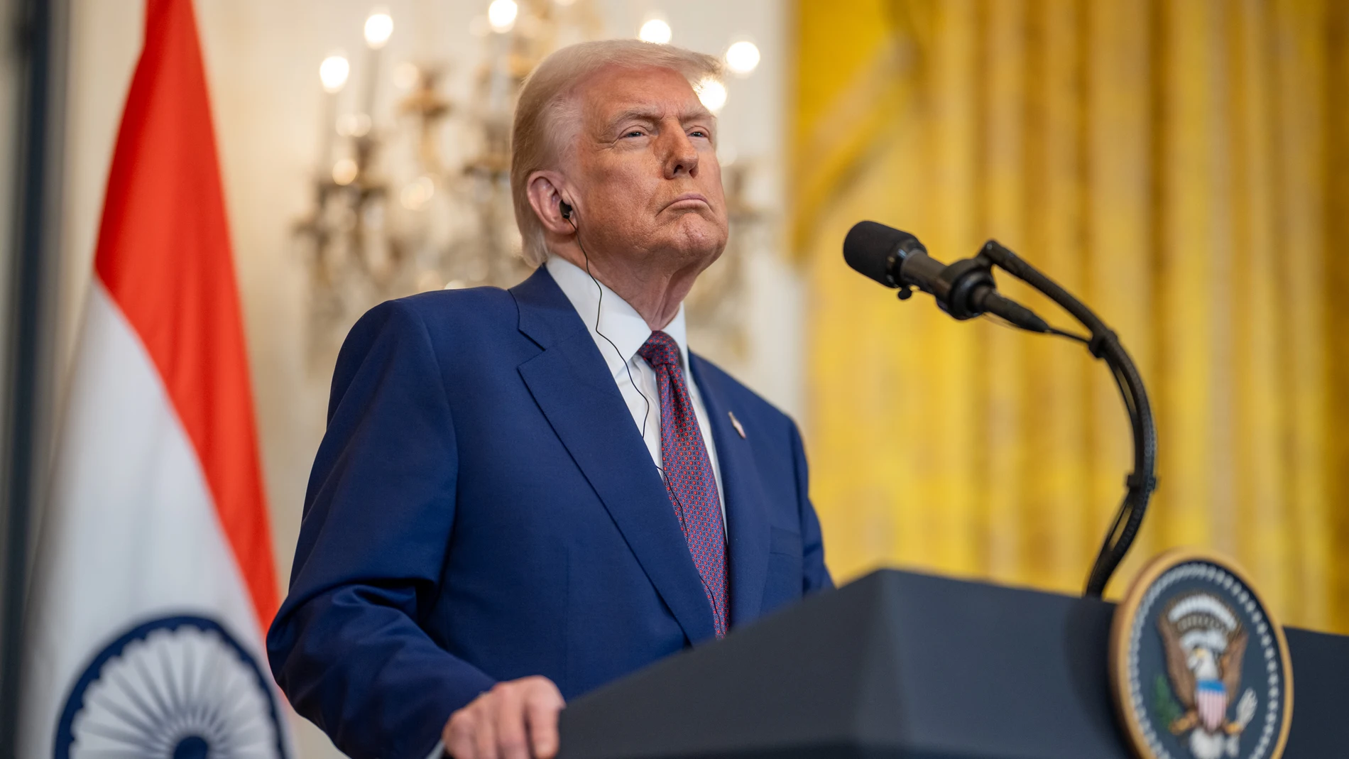 Donald Trump en una imagen de archivo en una comparecencia en la Casa Blanca Donald Trump en una imagen de archivo en una comparecencia en la Casa Blanca