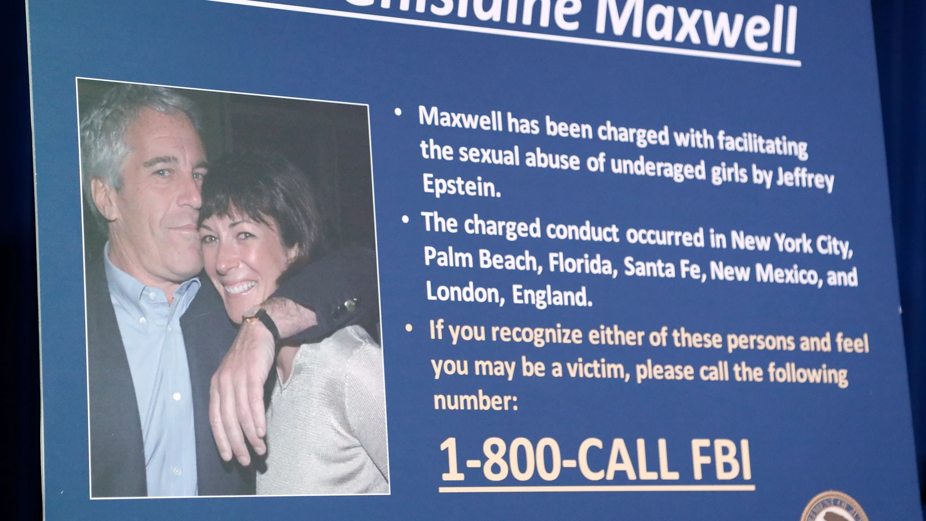 Trasladan a Ghislaine Maxwell, exnovia de Epstein, a una cárcel de Texas Trasladan a Ghislaine Maxwell, exnovia de Epstein, a una cárcel de Texas