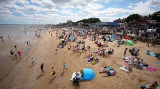 Playa de Cleethorpes. 