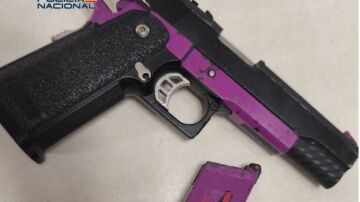 Pistola simulada