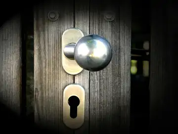 Imagen de archivo de una puerta. Imagen de archivo de una puerta.