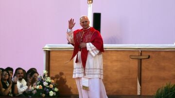 El Papa León XIV preside la vigilia de oración con motivo de la Semana del Jubileo de la Juventud 2025 en Tor Vergata. 