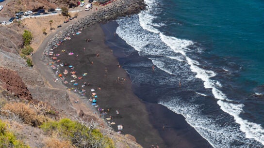 Playa de Tenerife en una foto de archivo