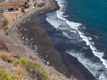 Playa de Tenerife en una foto de archivo