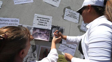 - Familiares de víctimas participan en una protesta en Ciudad Juárez (México) 