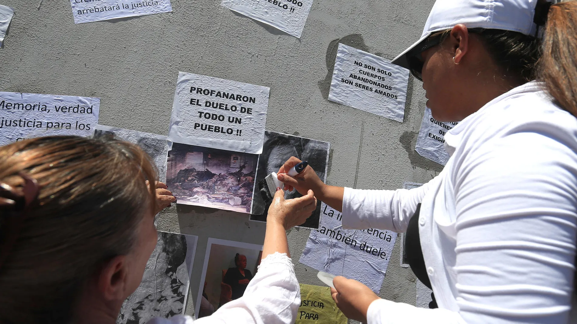 - Familiares de víctimas participan en una protesta en Ciudad Juárez (México) - Familiares de víctimas participan en una protesta en Ciudad Juárez (México)