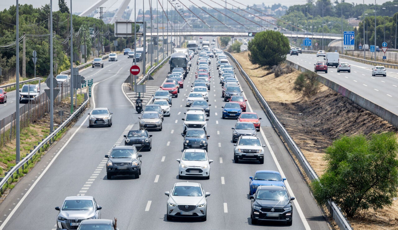 Imagen de las carreteras espa&ntilde;olas el 1 de agosto de 2025 