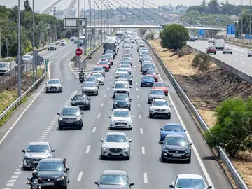 Imagen de las carreteras españolas el 1 de agosto de 2025 Imagen de las carreteras españolas el 1 de agosto de 2025