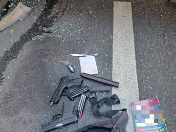 Efectivos intervenidos en una actuación de la Policía Local de Mijas. Efectivos intervenidos en una actuación de la Policía Local de Mijas.