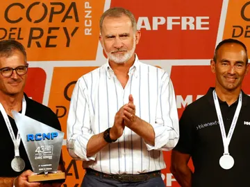 Felipe VI en la entrega de premios de la Copa del Rey de vela Felipe VI en la entrega de premios de la Copa del Rey de vela