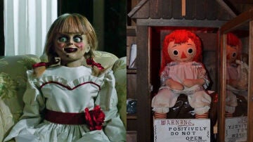 La muñeca Annabelle en el cine y la verdadera en el museo de los Warren