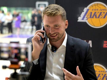 Luka Doncic, tras su renovación con los Lakers