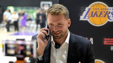 Luka Doncic, tras su renovación con los Lakers