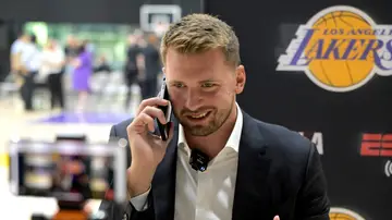 Luka Doncic, tras su renovación con los Lakers Luka Doncic, tras su renovación con los Lakers