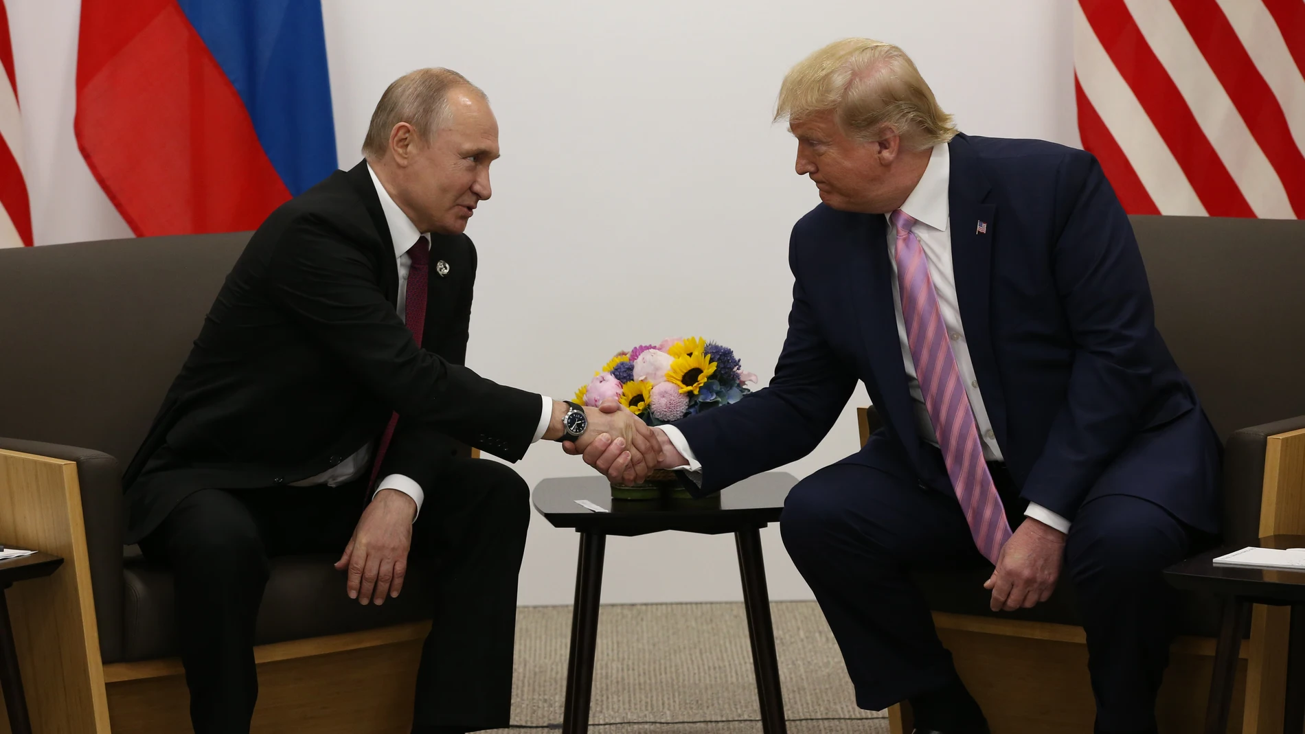 Trump y Putin en una reunión. Archivo. Trump y Putin en una reunión. Archivo.