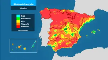 Mapa riesgo incendios Mapa riesgo incendios