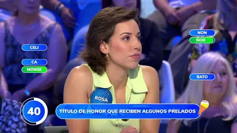 Rosa brilla con un pleno en el reto religioso de Palabras Cruzadas Rosa brilla con un pleno en el reto religioso de Palabras Cruzadas