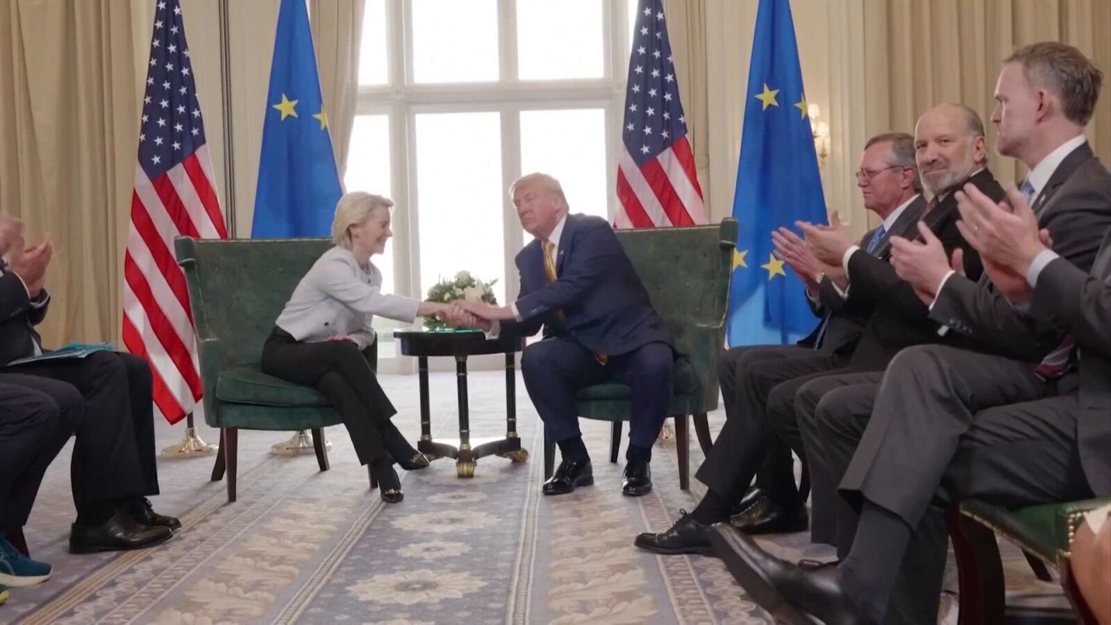 Confusión en la UE con los nuevos aranceles de Trump mientras las empresas del bloque pierden terreno