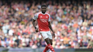 Thomas Partey con el Arsenal