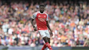 Thomas Partey con el Arsenal Thomas Partey con el Arsenal