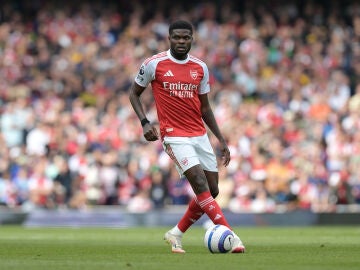 Thomas Partey con el Arsenal