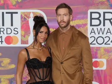 Calvin Harris y su mujer Vick Hope Calvin Harris y su mujer Vick Hope