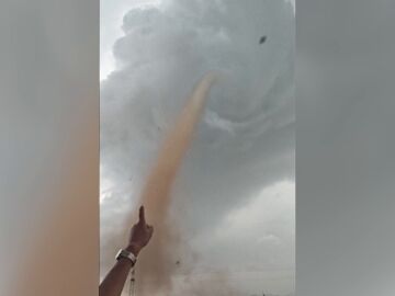 Tornado en Mongolia
