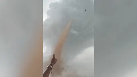 Tornado en Mongolia Mongolia