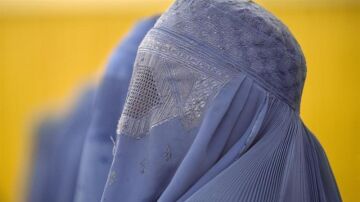 Mujer con burka