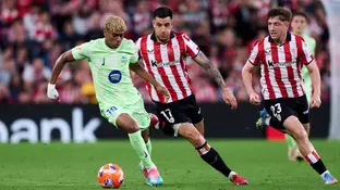 Partido entre Athletic y Barça Partido entre Athletic y Barça