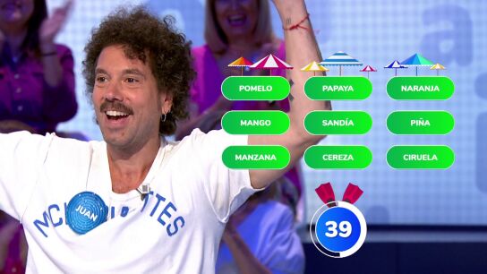 Juan Ib&aacute;&ntilde;ez rompe su maldici&oacute;n en Pasapalabra al completar el &iquest;D&oacute;nde Est&aacute;n? con tiempo de sobra 