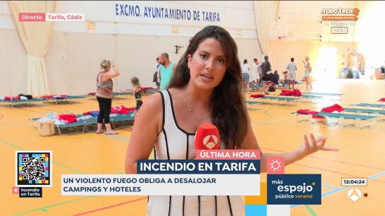 Evolución incendio Tarifa