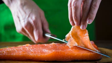 Salmón marinado