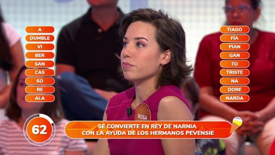 Fracaso total en Palabras Cruzadas: el equipo naranja apenas logra avanzar en Pasapalabra 