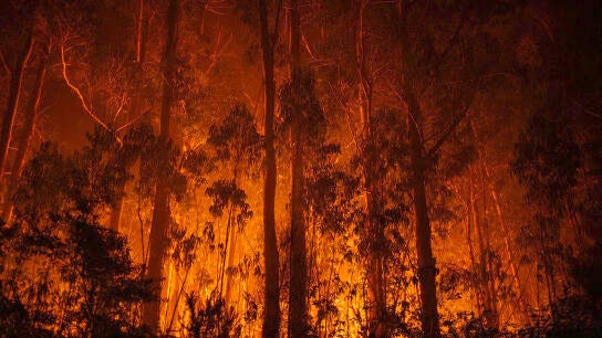 Oleada de incendios en Galicia