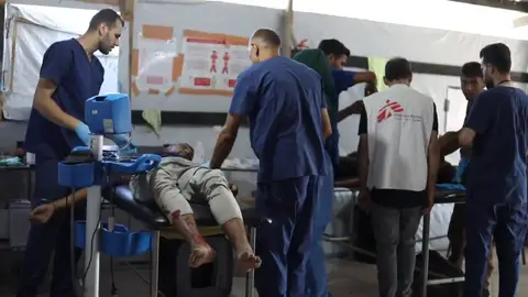 Disparos en la cabeza en Gaza Gaza