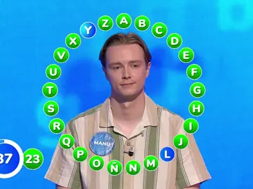 Manu aprovecha un lapsus tempranero de Rosa en El Rosco y se asegura la victoria con 23 aciertos Manu aprovecha un lapsus tempranero de Rosa en El Rosco y se asegura la victoria con 23 aciertos