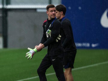 Ter Stegen en una foto de archivo