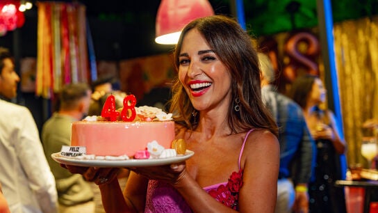 Paula Echevarr&iacute;a celebrando su 48 cumplea&ntilde;os