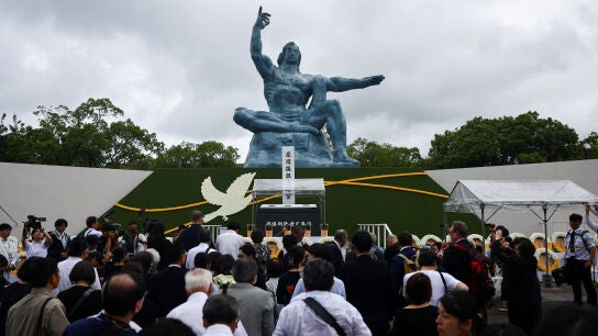 Acto de conmemoraci&oacute;n en Nagasaki
