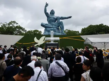 Acto de conmemoración en Nagasaki Acto de conmemoración en Nagasaki