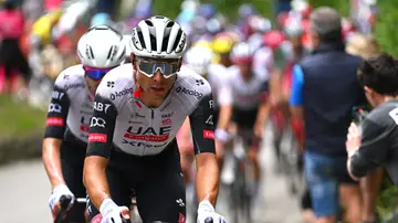 Filippo Baroncini sobre su bici Filippo Baroncini sobre su bici