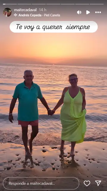 Maite Cadaval junto a su marido, Alberto Fernández Maite Cadaval junto a su marido, Alberto Fernández