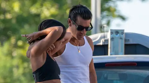 Melyssa Pinto y Mario Casas Melyssa Pinto y Mario Casas