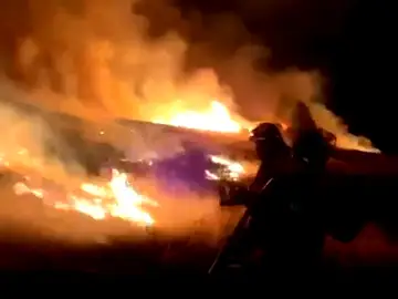 Imagen de incendio en España Imagen de incendio en España