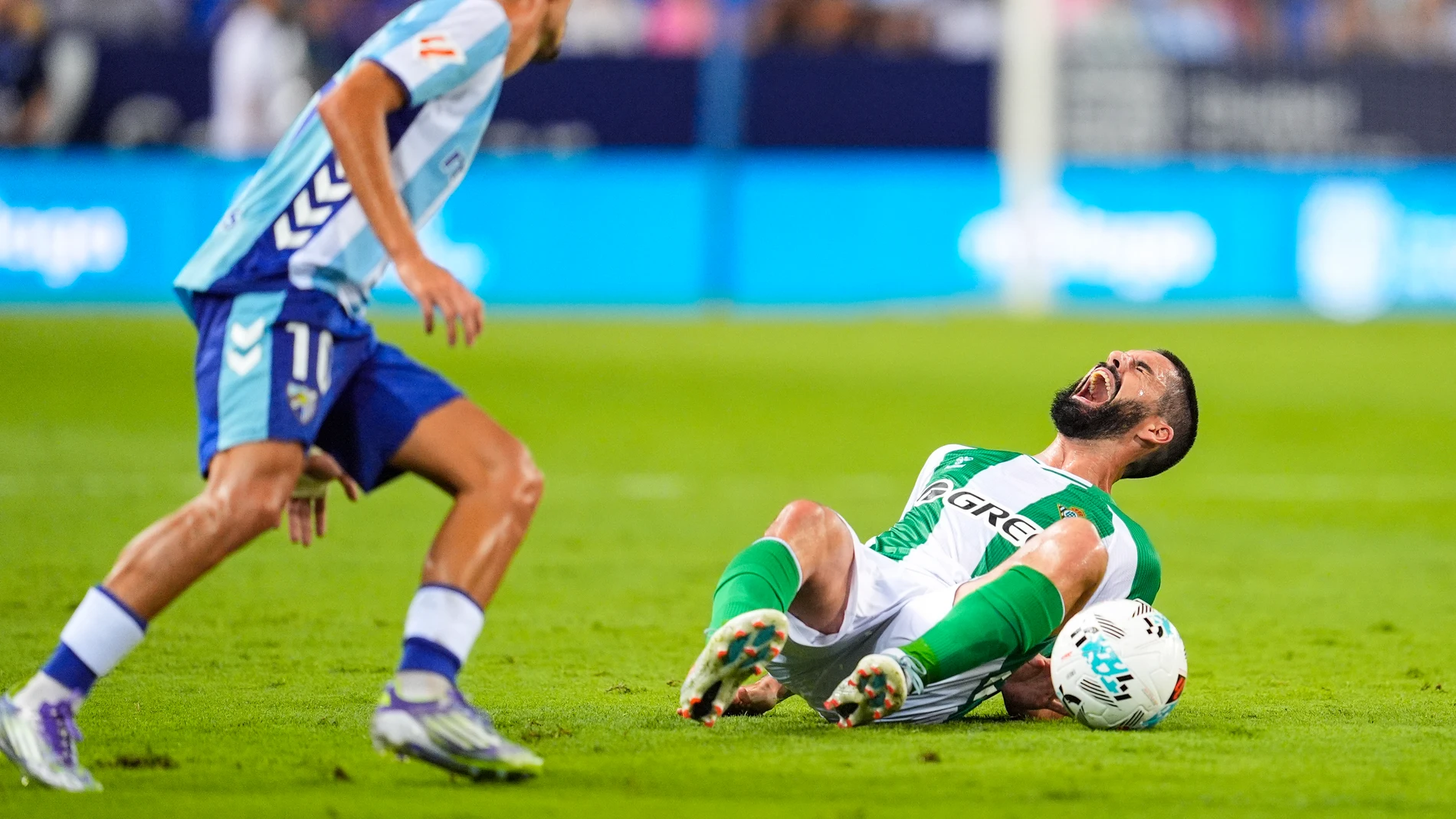 Isco en el momento de su lesión Isco en el momento de su lesión